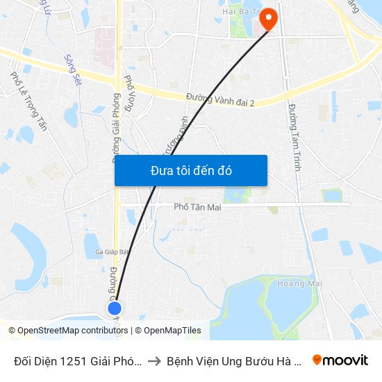 Đối Diện 1251 Giải Phóng to Bệnh Viện Ung Bướu Hà Nội map