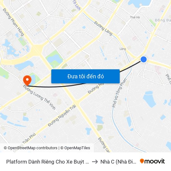 Platform Dành Riêng Cho Xe Buýt Trước Nhà 604 Trường Chinh to Nhà C (Nhà Điều Trị Nội Trú) map