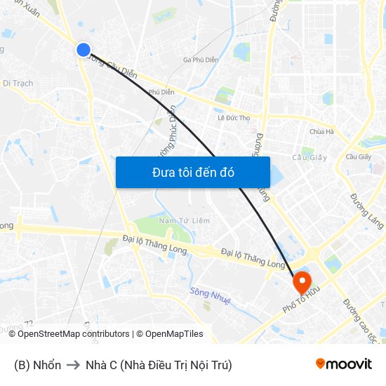 (B) Nhổn to Nhà C (Nhà Điều Trị Nội Trú) map