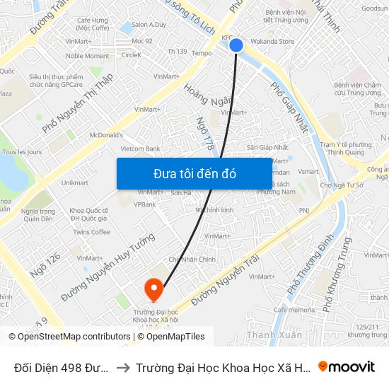 Đối Diện 498 Đường Láng to Trường Đại Học Khoa Học Xã Hội Và Nhân Văn map