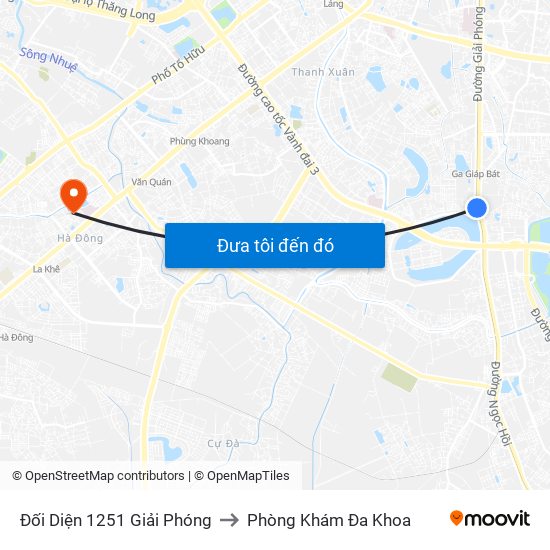 Đối Diện 1251 Giải Phóng to Phòng Khám Đa Khoa map