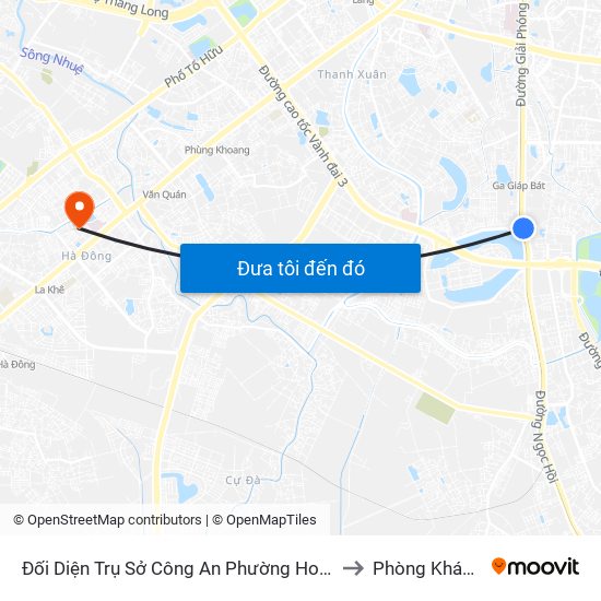 Đối Diện Trụ Sở Công An Phường Hoàng Liệt- 1277 Giải Phóng to Phòng Khám Đa Khoa map