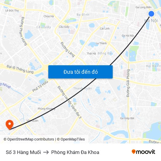 Số 3 Hàng Muối to Phòng Khám Đa Khoa map