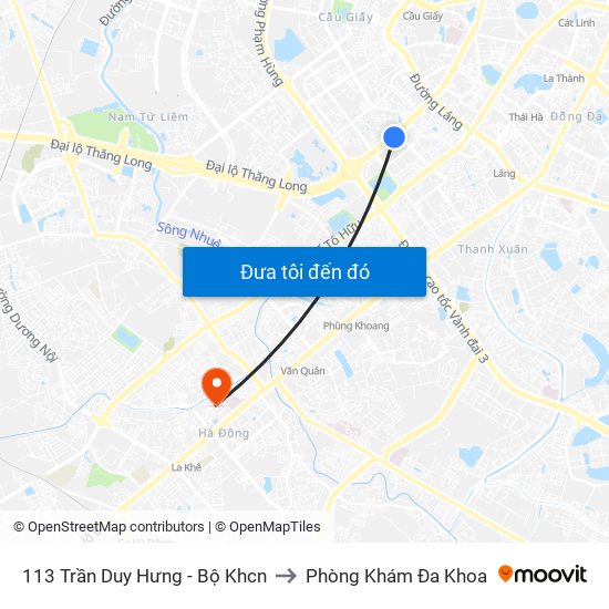 113 Trần Duy Hưng - Bộ Khcn to Phòng Khám Đa Khoa map