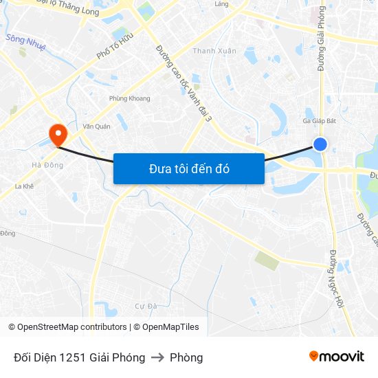 Đối Diện 1251 Giải Phóng to Phòng map