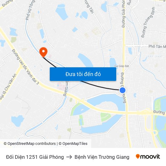 Đối Diện 1251 Giải Phóng to Bệnh Viện Trường Giang map