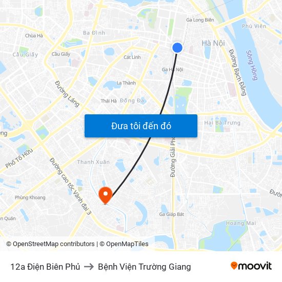 12a Điện Biên Phủ to Bệnh Viện Trường Giang map