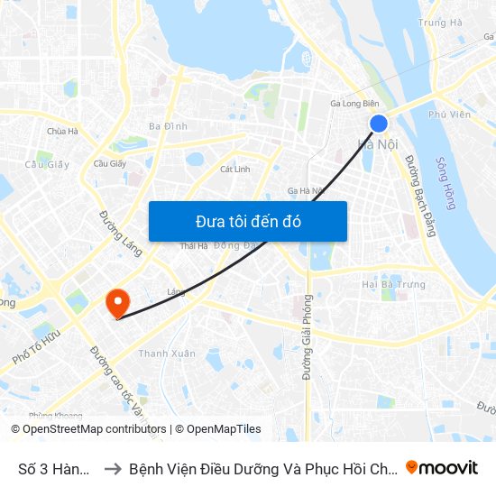 Số 3 Hàng Muối to Bệnh Viện Điều Dưỡng Và Phục Hồi Chức Năng Hà Nội map