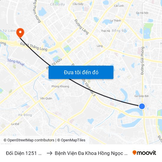 Đối Diện 1251 Giải Phóng to Bệnh Viện Đa Khoa Hồng Ngọc Phúc Trường Minh map