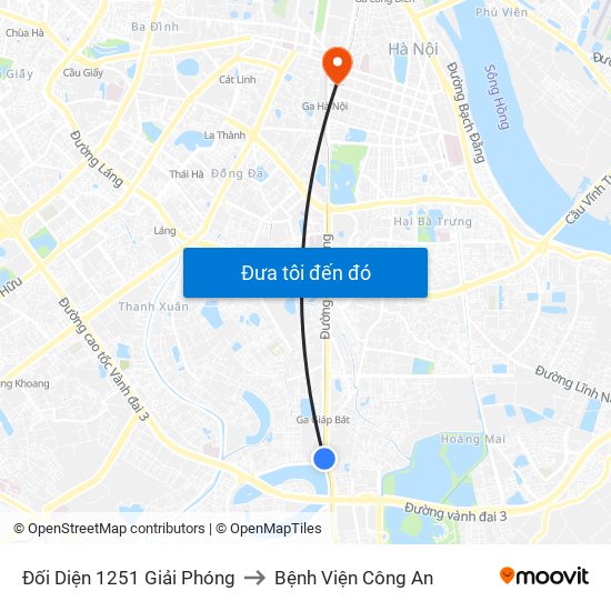 Đối Diện 1251 Giải Phóng to Bệnh Viện Công An map