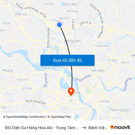 Đối Diện Ga Hàng Hóa Als - Trung Tâm Dịch Vụ Kỹ Thuật Cung Ứng Điện to Bệnh Viện Công An map