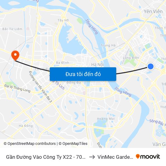 Gần Đường Vào Công Ty X22 - 705 Nguyễn Văn Linh to VinMec Gardenia Clinic map