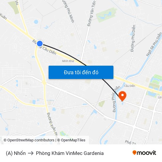 (A) Nhổn to Phòng Khám VinMec Gardenia map