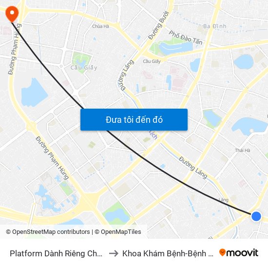 Platform Dành Riêng Cho Xe Buýt Trước Nhà 604 Trường Chinh to Khoa Khám Bệnh-Bệnh Viện Đa Khoa Y Học Cổ Truyền-Hà Nội map