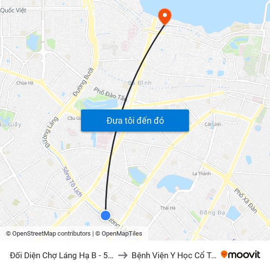 Đối Diện Chợ Láng Hạ B - 564 Đường Láng to Bệnh Viện Y Học Cổ Truyền Nam Á map