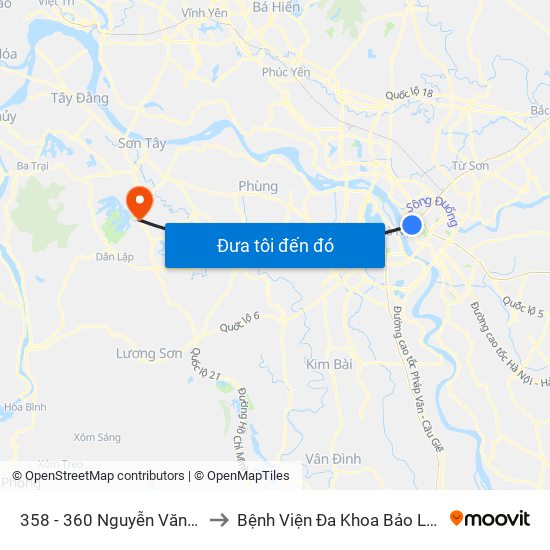 358 - 360 Nguyễn Văn Cừ to Bệnh Viện Đa Khoa Bảo Long map