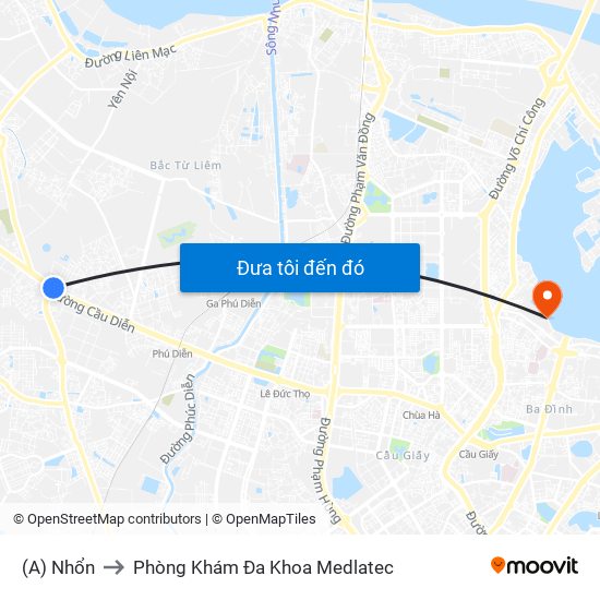 (A) Nhổn to Phòng Khám Đa Khoa Medlatec map