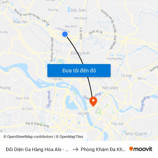 Đối Diện Ga Hàng Hóa Als - Trung Tâm Dịch Vụ Kỹ Thuật Cung Ứng Điện to Phòng Khám Đa Khoa Giao Thông Vận Tải Gia Lâm map