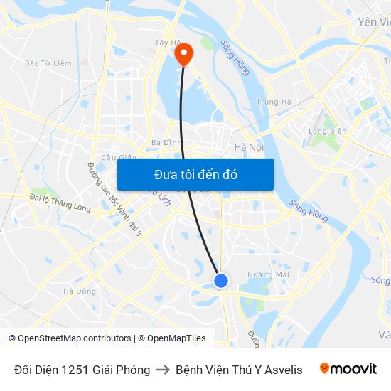 Đối Diện 1251 Giải Phóng to Bệnh Viện Thú Y Asvelis map