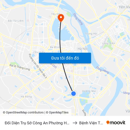 Đối Diện Trụ Sở Công An Phường Hoàng Liệt- 1277 Giải Phóng to Bệnh Viện Thú Y Asvelis map