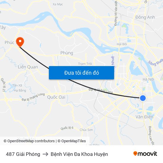 487 Giải Phóng to Bệnh Viện Đa Khoa Huyện map