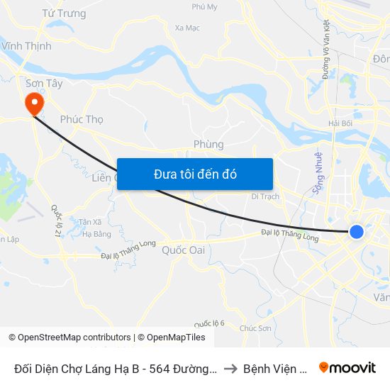 Đối Diện Chợ Láng Hạ B - 564 Đường Láng to Bệnh Viện 105 map