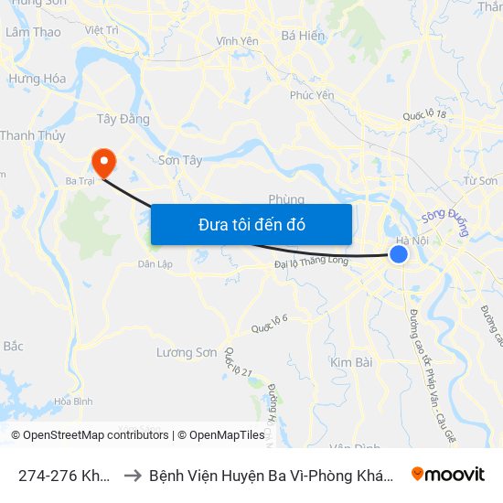 274-276 Khâm Thiên to Bệnh Viện Huyện Ba Vì-Phòng Khám Đa Khoa-Cấp Cứu map