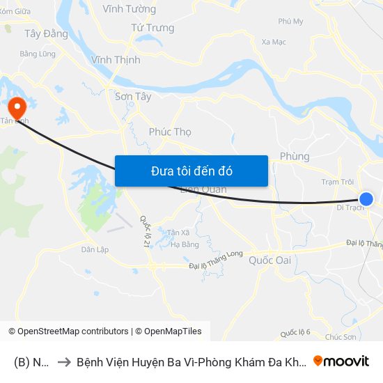 (B) Nhổn to Bệnh Viện Huyện Ba Vì-Phòng Khám Đa Khoa-Cấp Cứu map