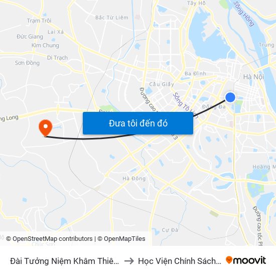 Đài Tưởng Niệm Khâm Thiên - 45 Khâm Thiên to Học Viện Chính Sách Và Phát Triển map