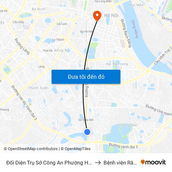 Đối Diện Trụ Sở Công An Phường Hoàng Liệt- 1277 Giải Phóng to Bệnh viện Răng Hàm Mặt map