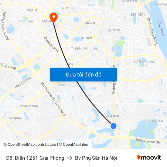 Đối Diện 1251 Giải Phóng to Bv Phụ Sản Hà Nội map