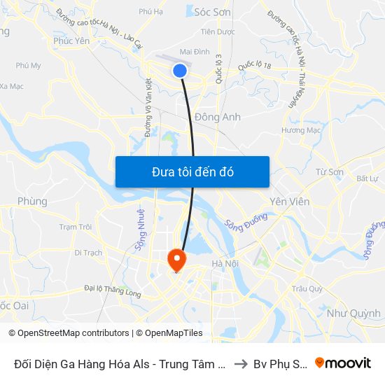 Đối Diện Ga Hàng Hóa Als - Trung Tâm Dịch Vụ Kỹ Thuật Cung Ứng Điện to Bv Phụ Sản Hà Nội map