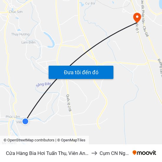 Cửa Hàng Bia Hơi Tuấn Thụ, Viên An - Tỉnh Lộ 429 to Cụm CN Ngọc Hồi map