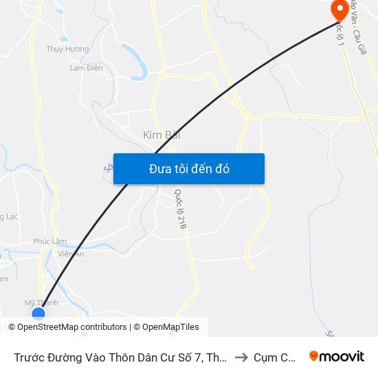 Trước Đường Vào Thôn Dân Cư Số 7, Thôn Vĩnh Lạc, Xã Mỹ Thành Khoảng 50m to Cụm CN Ngọc Hồi map