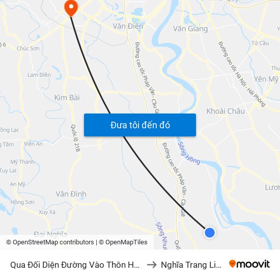 Qua Đối Diện Đường Vào Thôn Hoàng Nguyên 30m - Dt428 to Nghĩa Trang Liệt Sỹ Hà Đông map