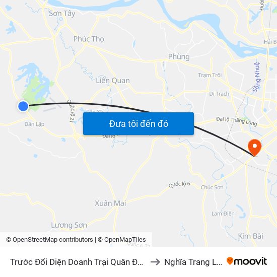 Trước Đối Diện Doanh Trại Quân Đội Nhân Dân Việt Nam 15m, Đt87 to Nghĩa Trang Liệt Sỹ Hà Đông map
