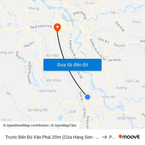 Trước Bến Đò Văn Phái 20m (Cửa Hàng Sơn - Nasun) - Dt428 to PTIT map
