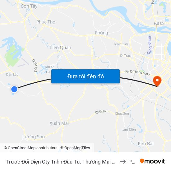 Trước Đối Diện Cty Tnhh Đầu Tư, Thương Mại Gia Thái 10m to PTIT map