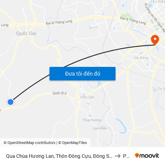 Qua Chùa Hương Lan, Thôn Đông Cựu, Đông Sơn 30m to PTIT map