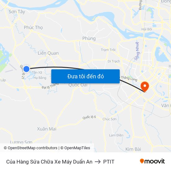 Của Hàng Sửa Chữa Xe Máy Duẩn An to PTIT map