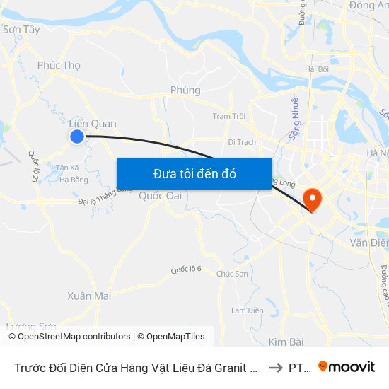 Trước Đối Diện Cửa Hàng Vật Liệu Đá Granit 20m to PTIT map