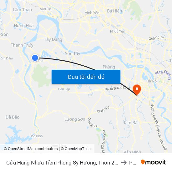 Cửa Hàng Nhựa Tiền Phong Sỹ Hương, Thôn 2, Ba Trại, Ba Vì to PTIT map