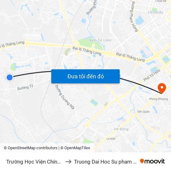 Trường Học Viện Chính Sách Và Phát Triển to Truong Dai Hoc Su pham nghe thuat trung uong map