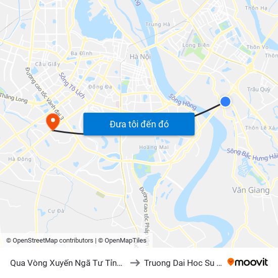 Qua Vòng Xuyến Ngã Tư Tỉnh Lộ 379-Ql1a(Đường Dưới) Khoảng 50m to Truong Dai Hoc Su pham nghe thuat trung uong map