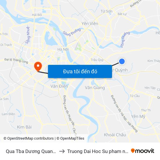 Qua Tba Dương Quang 10 Khoảng 30m to Truong Dai Hoc Su pham nghe thuat trung uong map