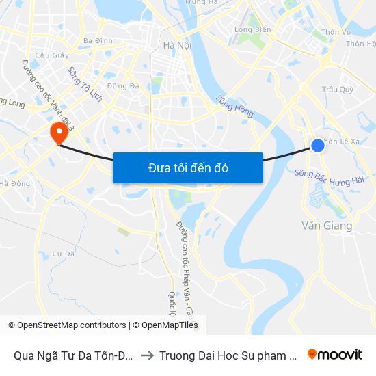 Qua Ngã Tư Đa Tốn-Đt 379 Khoảng 50m to Truong Dai Hoc Su pham nghe thuat trung uong map
