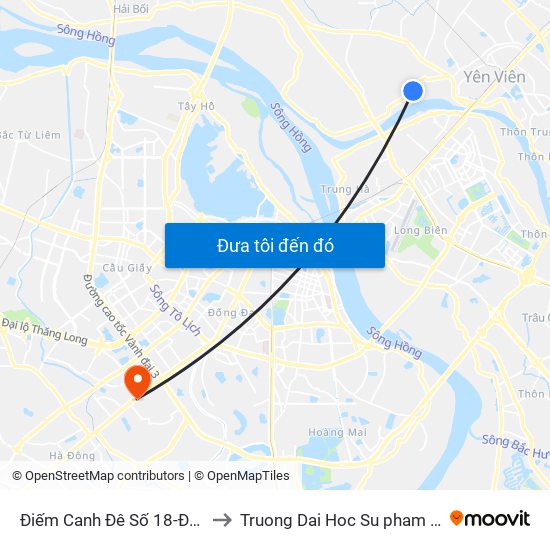 Điếm Canh Đê Số 18-Đê Phương Trạch -406 to Truong Dai Hoc Su pham nghe thuat trung uong map