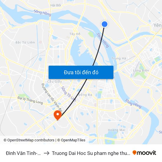 Đình Văn Tinh-Đê 406 to Truong Dai Hoc Su pham nghe thuat trung uong map