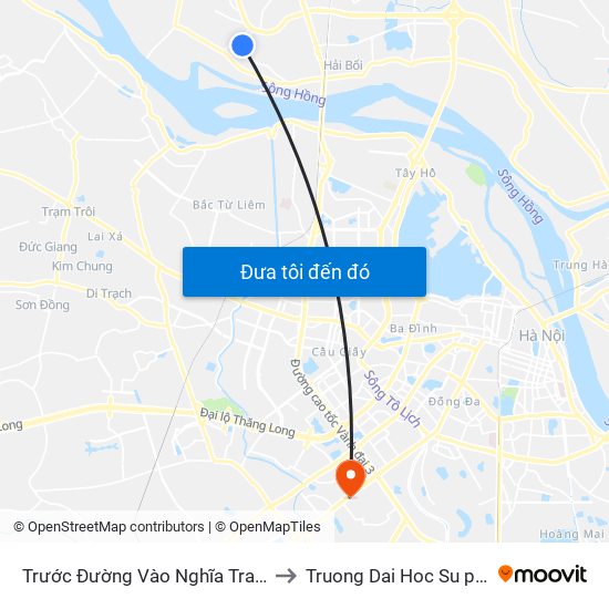 Trước Đường Vào Nghĩa Trang Liệt Sỹ Xã Võng La Khoảng 70m to Truong Dai Hoc Su pham nghe thuat trung uong map