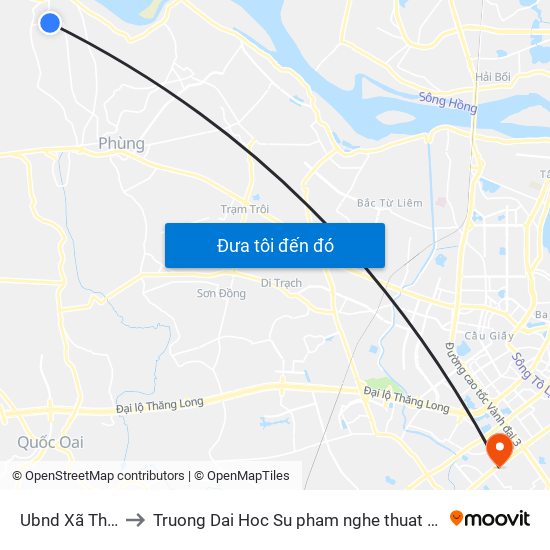 Ubnd Xã Thọ An to Truong Dai Hoc Su pham nghe thuat trung uong map